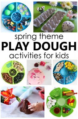 Spring Play Dough Activities for Kids