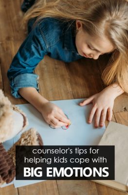 Simple activities from a licensed counselor to help kids cope with big emotions