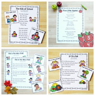 24 Printable Preschool Songs - Fantastic Fun &amp; Learning