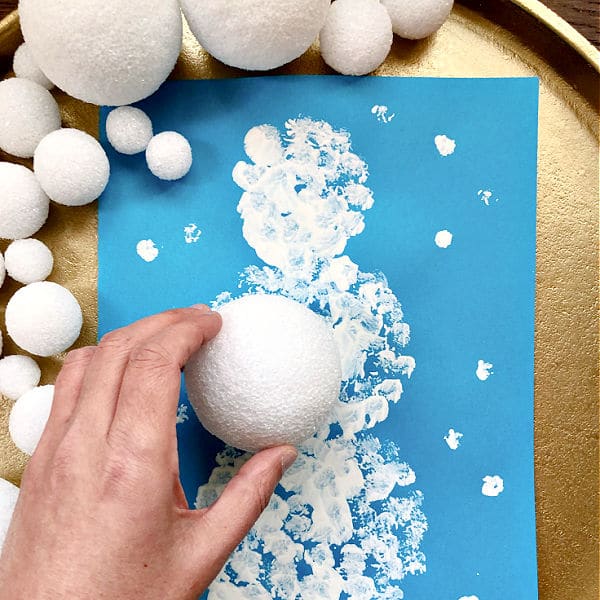 Step 2-Paint with Snowballs