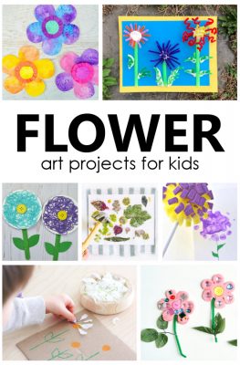 Choose from painting, collage, and 3D art projects in this collection of creative flower art projects and flower crafts for kids.