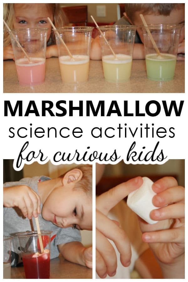 Marshmallow Science Activities for Curious Kids-Preschool and Kindergarten Science Experiments and Fun with Marshmallows