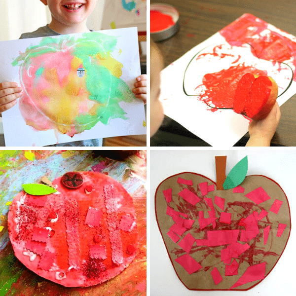 Apple Art Projects and Apple Crafts for Kids