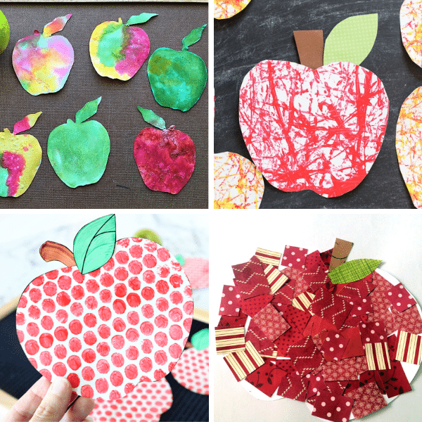 Apple Art Projects and Apple Crafts for Kids