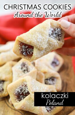 Christmas Cookies Around the World-Polish Kolaczki Cookie Recipe