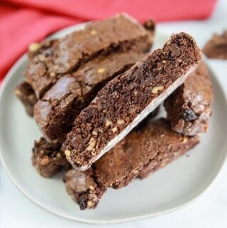 Easy Chocolate Walnut Biscotti Recipe for Holiday Baking with Kids