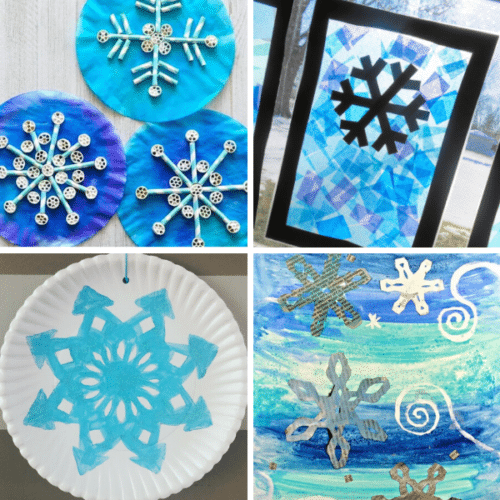 36 Snowflake Art Projects for Kids Fantastic Fun & Learning