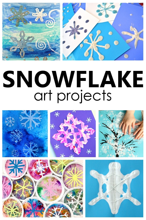 36 Super Fun Snowflake Art Projects and Winter Crafts for Kids