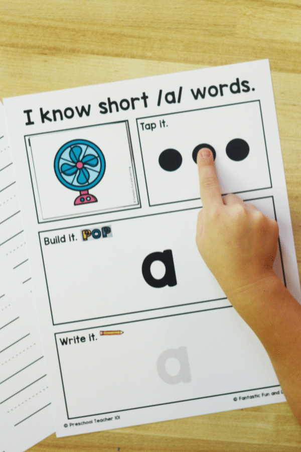 Step 2-Practice segmenting CVC Words