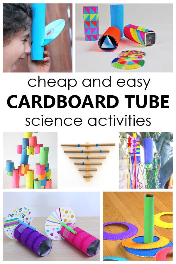 Science Activities with Cardboard Tubes Pin