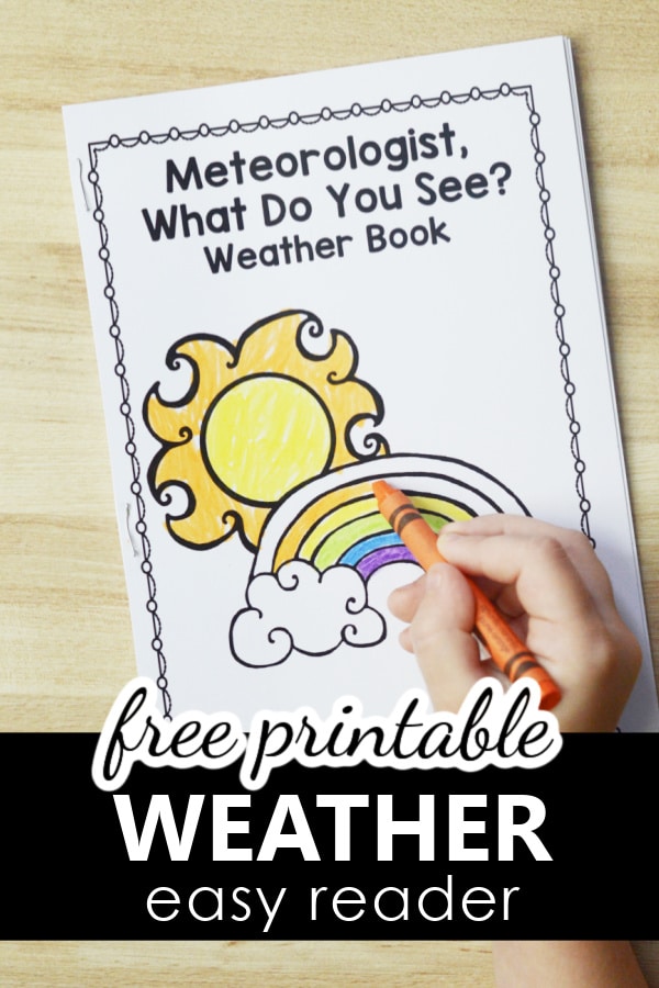 Free Printable Weather Easy Reader
