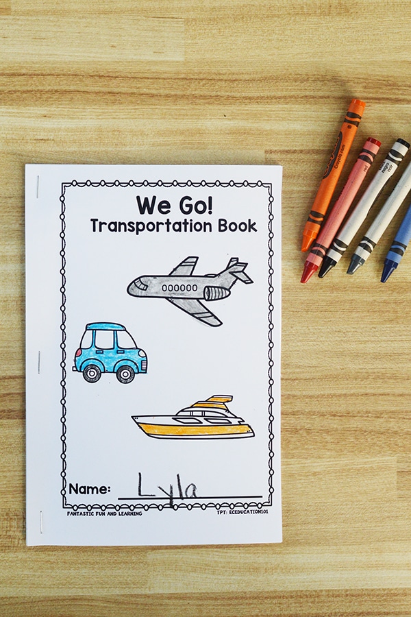 Free Printable Transportation Emergent Reader Fantastic Fun Learning