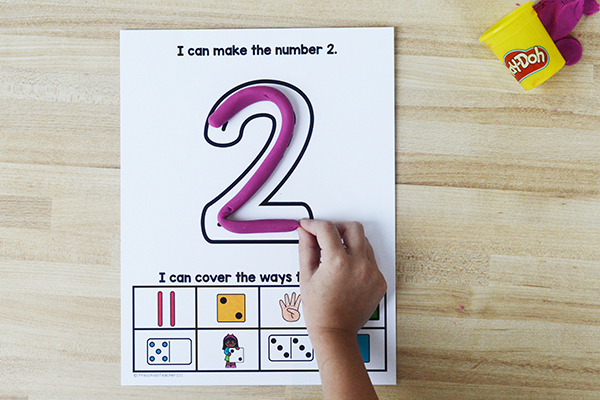Number Formation Practice-Free Printable Number Mats