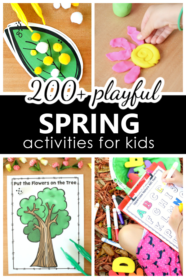 200+ Spring Theme Activities for Preschool PreK and Kindergarten