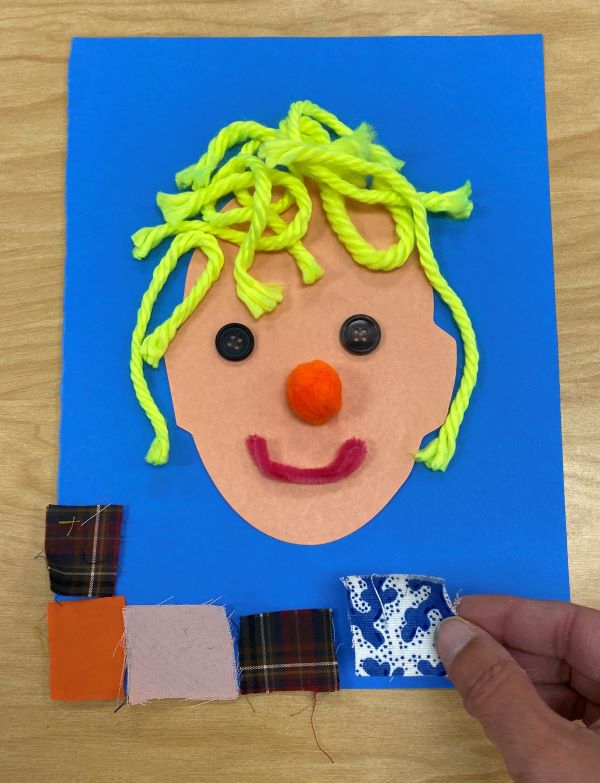 Step 2-Self-Portrait Art Project for Kindergarten Mother_s Day Gift