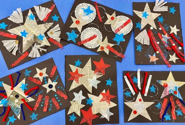 Fourth of July Art Project for Kids