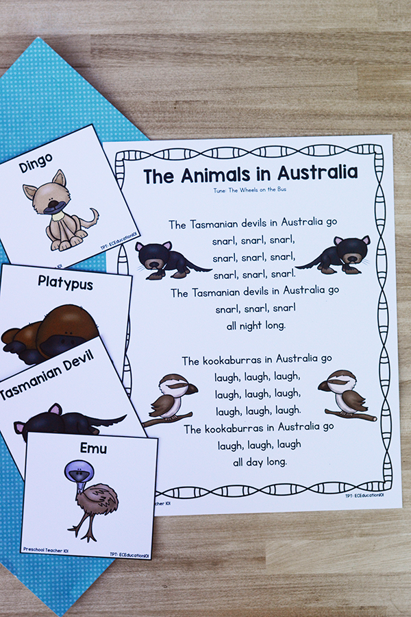 Australian Animals Song Pack for Kids