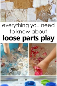 Everything You Need to Know About Loose Parts Play-Learn the how and why behind loose parts play for kids. Tips for getting started. Where to find materials and more!
